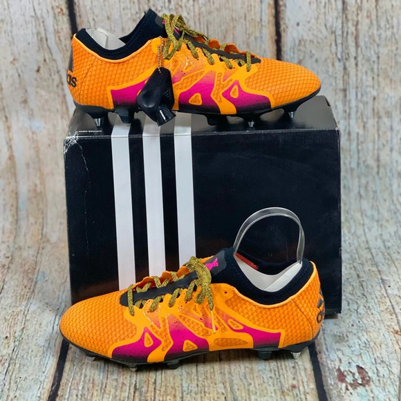 ADIDAS NIB Gold Pink X15+Primeknit Soccer Shoes LAST PAIR! - Picture 6 of 16